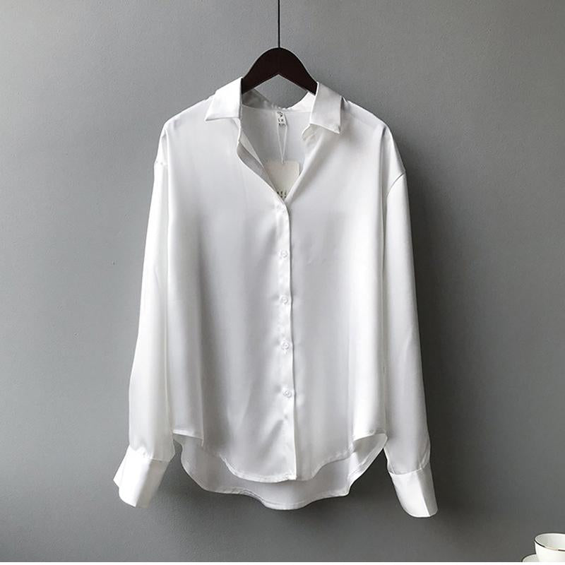 Chique Luxe Dames Blouse met Lange Mouwen