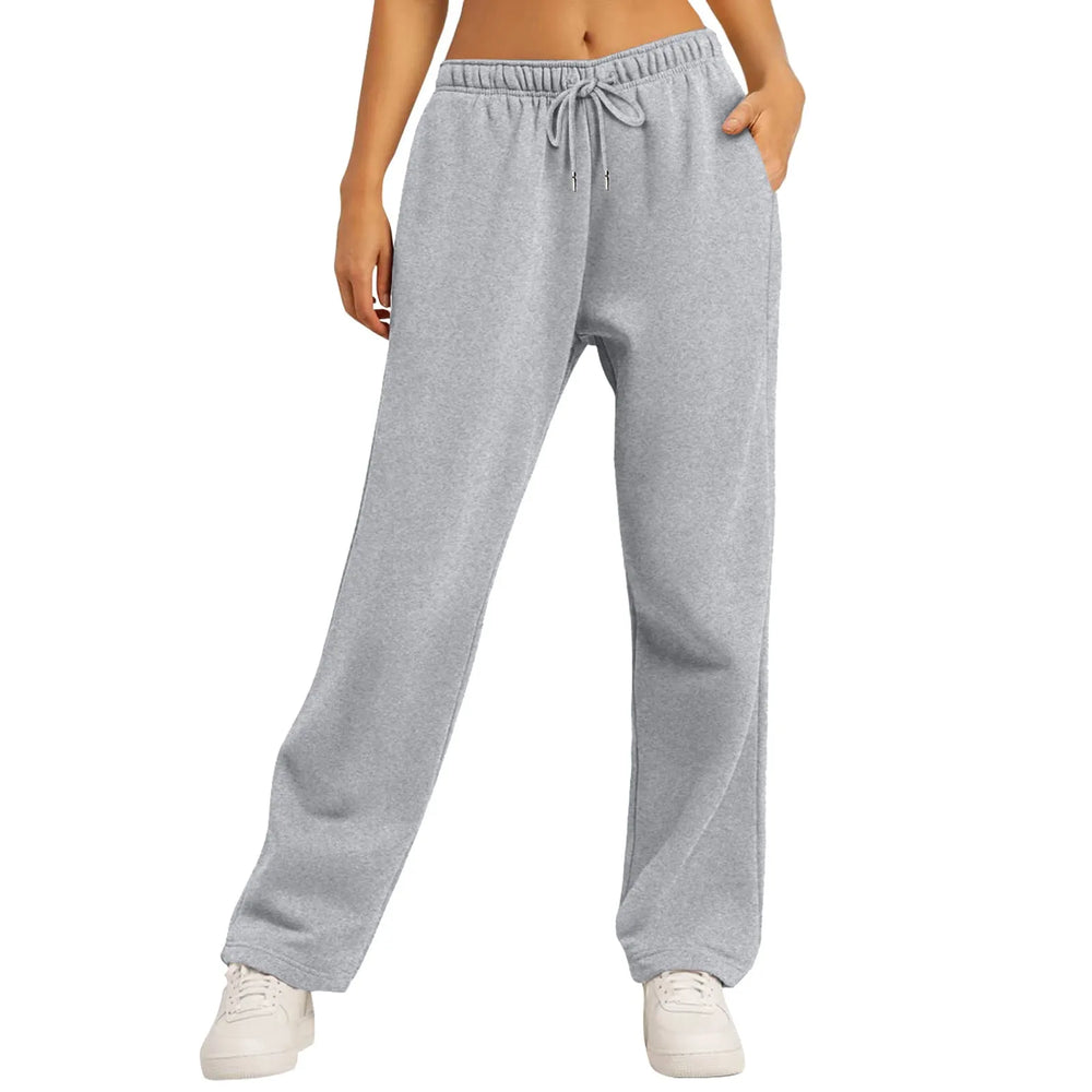 Alina | Pantalon de jogging décontracté taille haute à jambes larges