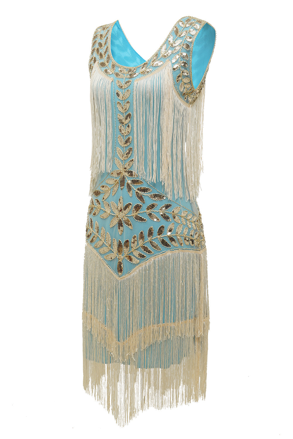 Goedele | Vintage Boho Fringe Midi Women's Dress