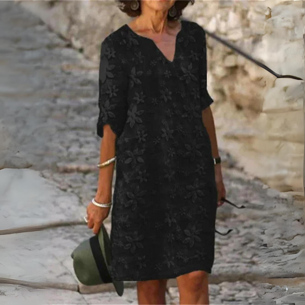 Fiorina | Elegante Comfortabele Bloemenjurk