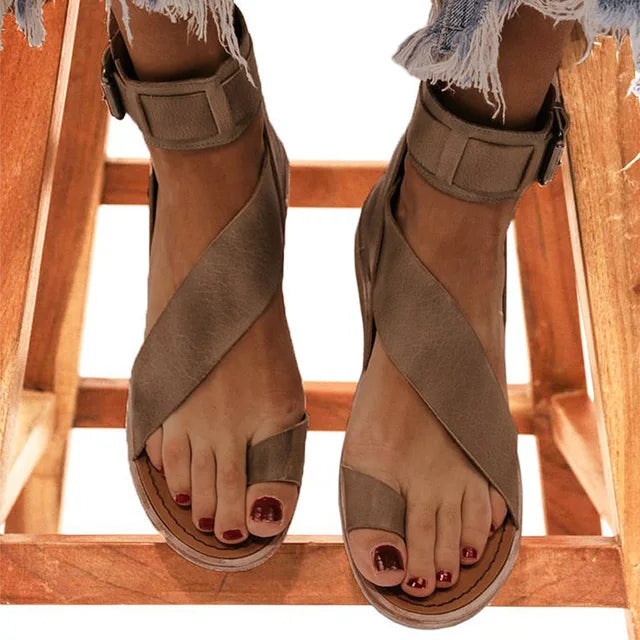 Henrietta | Sandales à enfiler luxueuses pour femmes