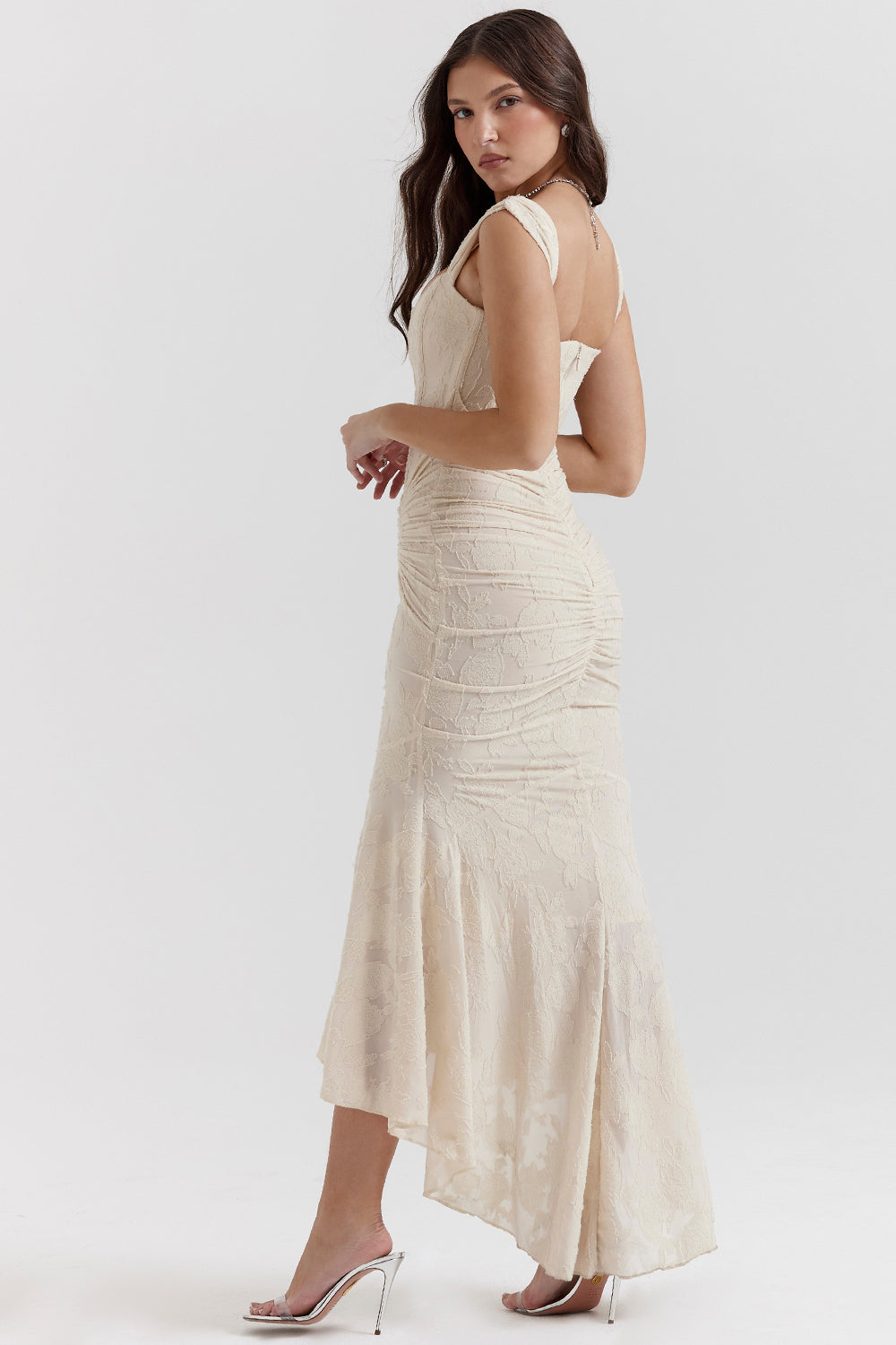 Alcinia | Elegant Asymmetrical Midi Dress