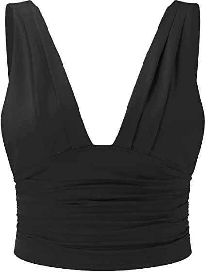 Alana | Elegante V-Hals Crop Top