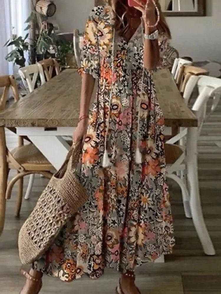 Danisha | Stijlvolle Dames Boho Maxi Jurk