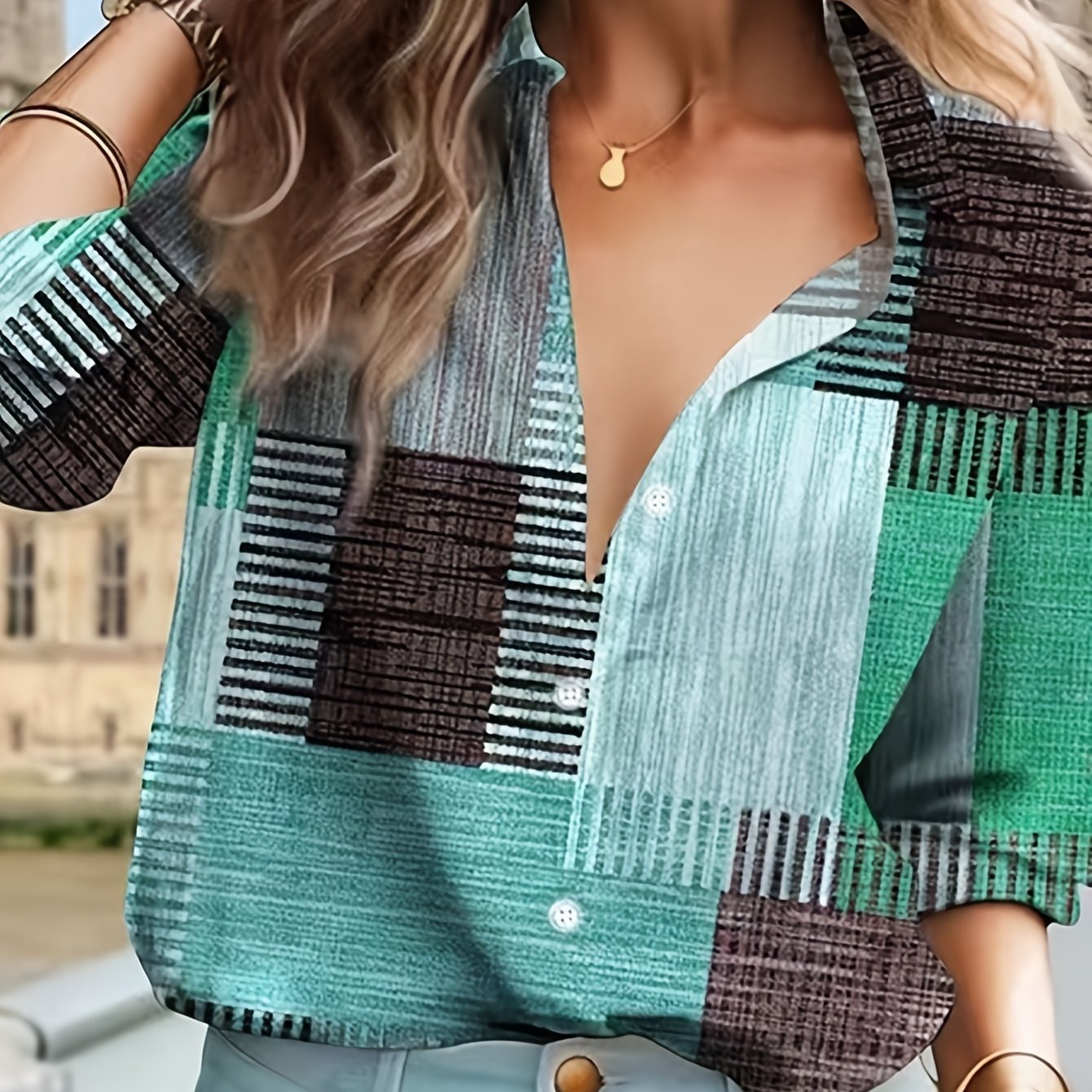 Lyla | Patchwork Blouse