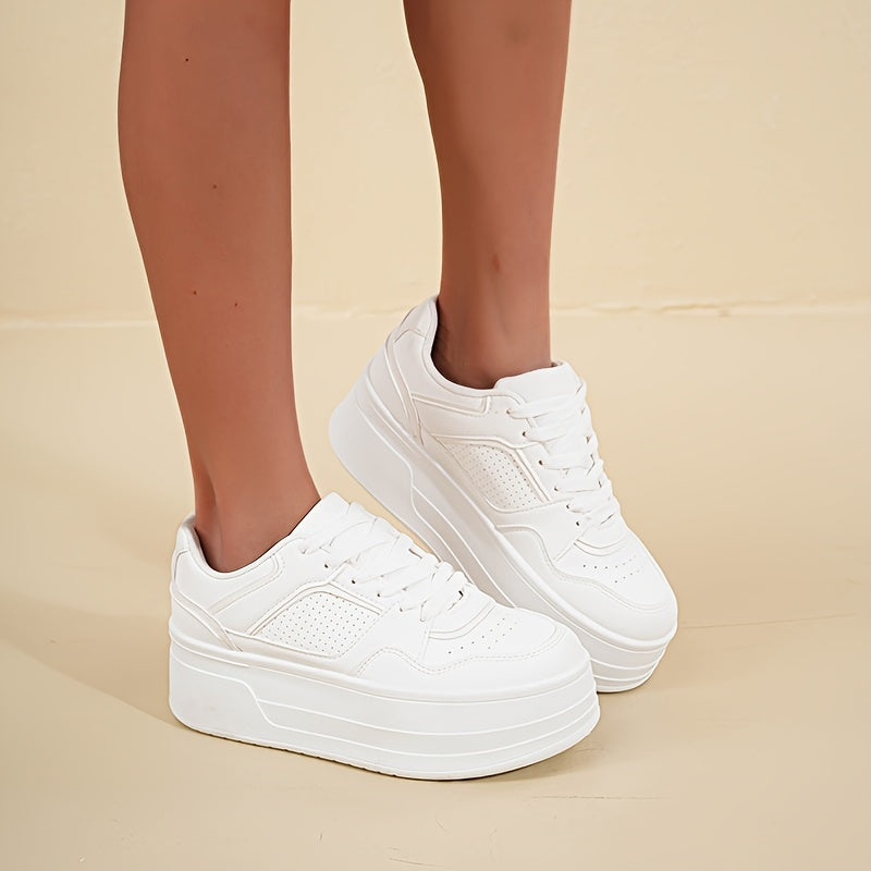 Farra | Dames Sneakers met Dikke Plateauzool – Allure-fashion