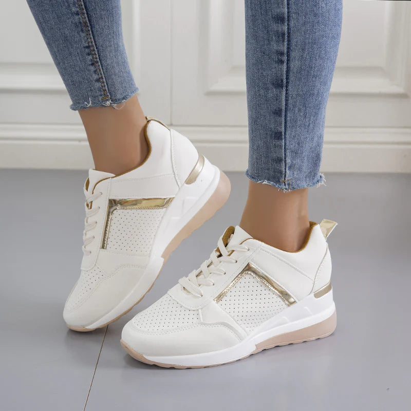 Comfortabele Sneakers Met Verhoogde Zool voor Dames
