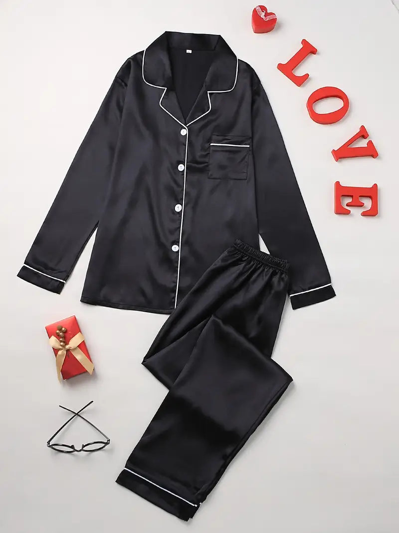 Suze | Luxe Satin Pajama Set