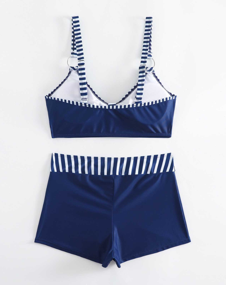 Zoraida | Women's Striped Bikini with Bottoms
