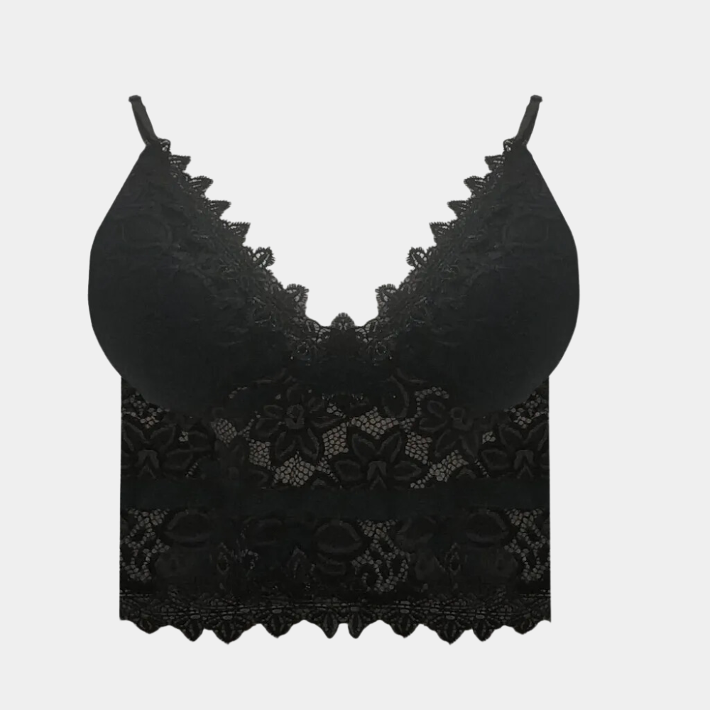 Christin | Verfijnde Kant Crop Top