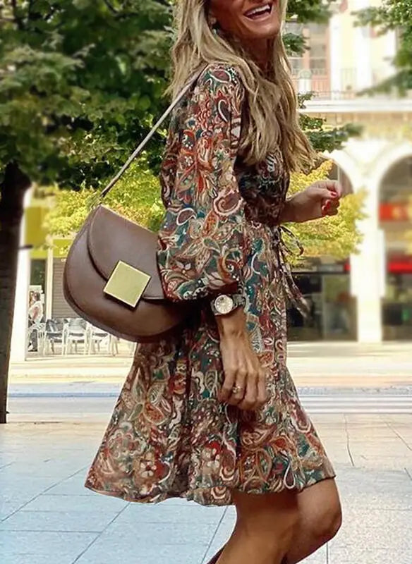 Ohana | Bohemian Paisley Dress