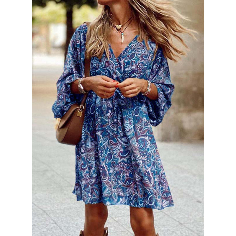 Catriona | Bohemian Paisley Dress