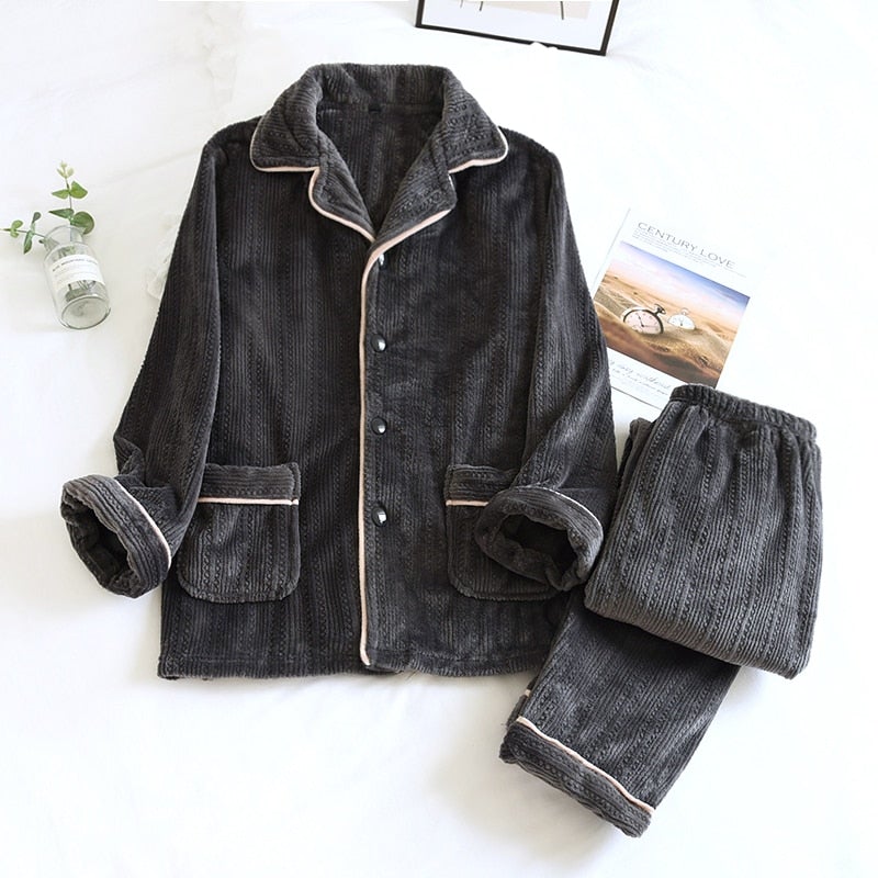 Alison | Warme Fluwelen Pyjama Set