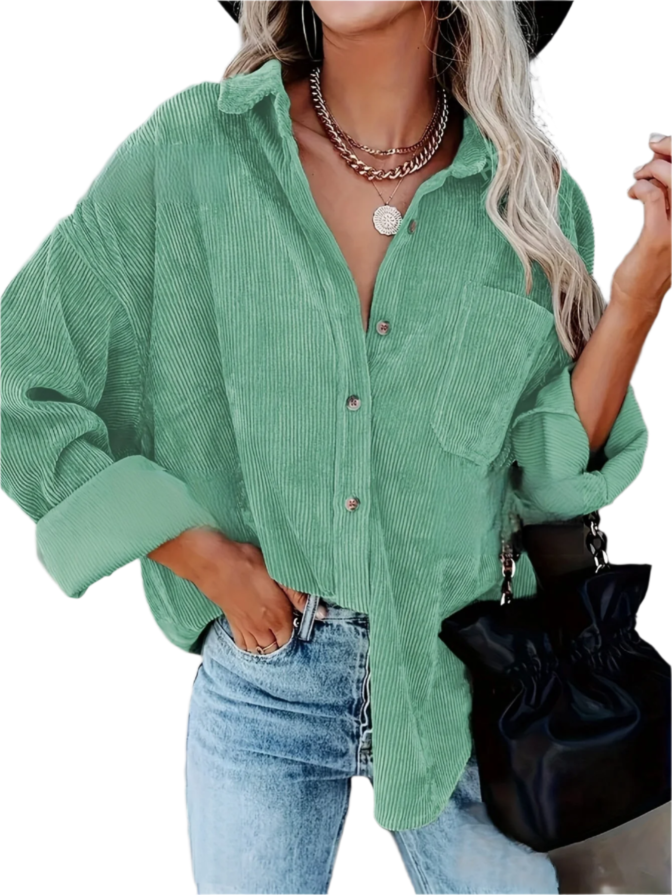 Melisse | Casual Corduroy Blouse