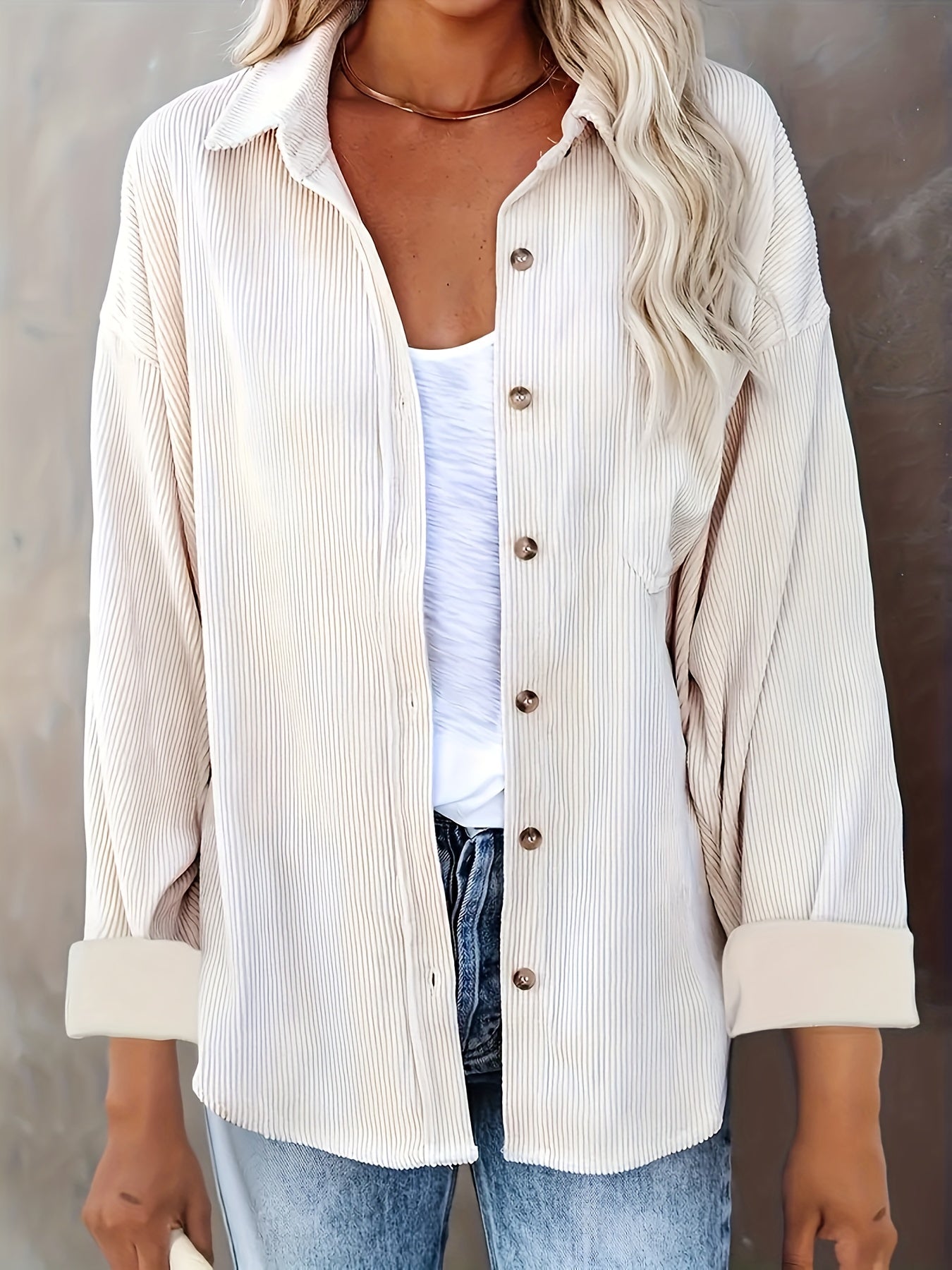 Melisse | Casual Corduroy Blouse