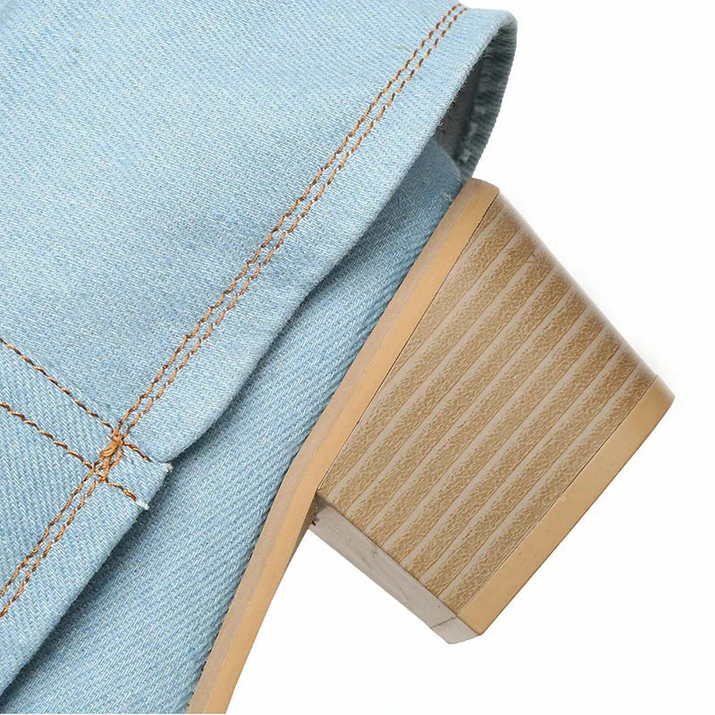 Beverle | Denim Cowboylaarzen - Casual