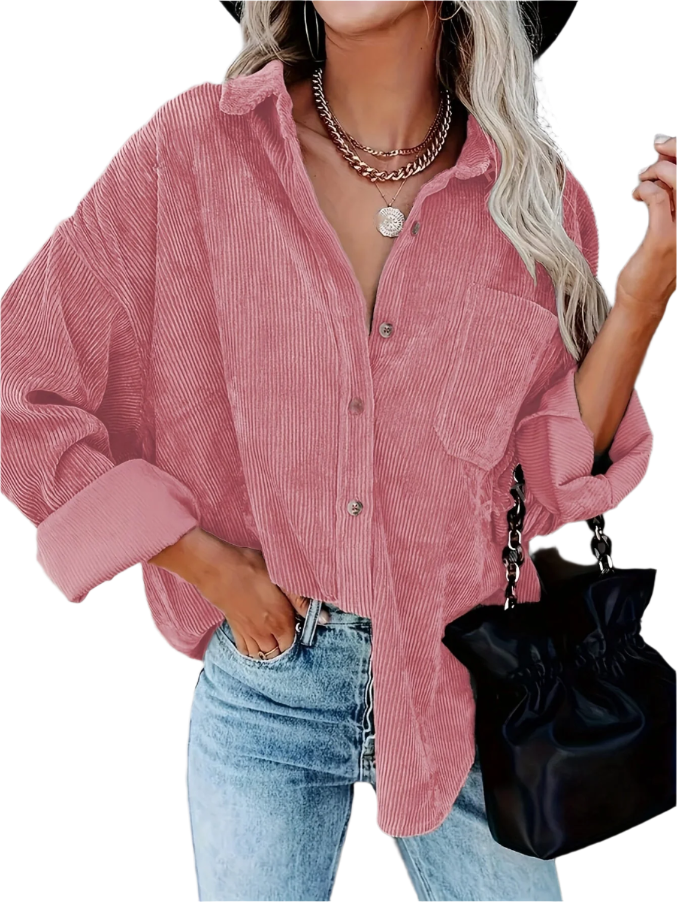 Melisse | Casual Corduroy Blouse