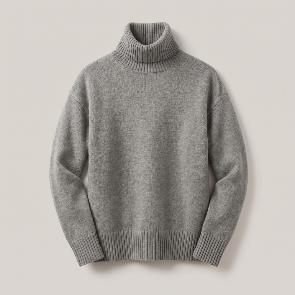 Oversized Gebreide Coltrui met Ribboorden en Lange Mouwen voor Dames