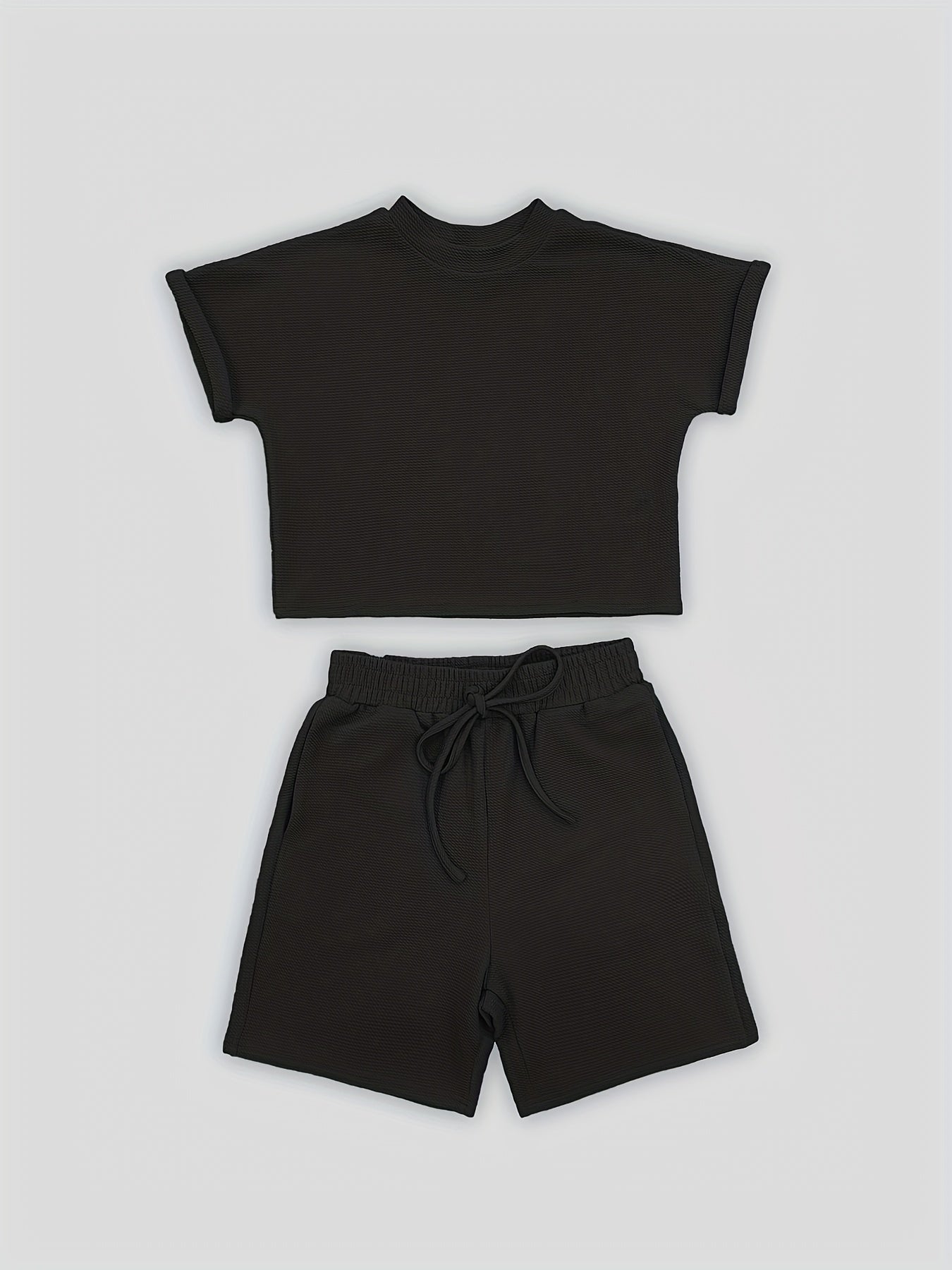 Biannca | Co-Ord Set met Relaxed Fit en Drawstring Shorts