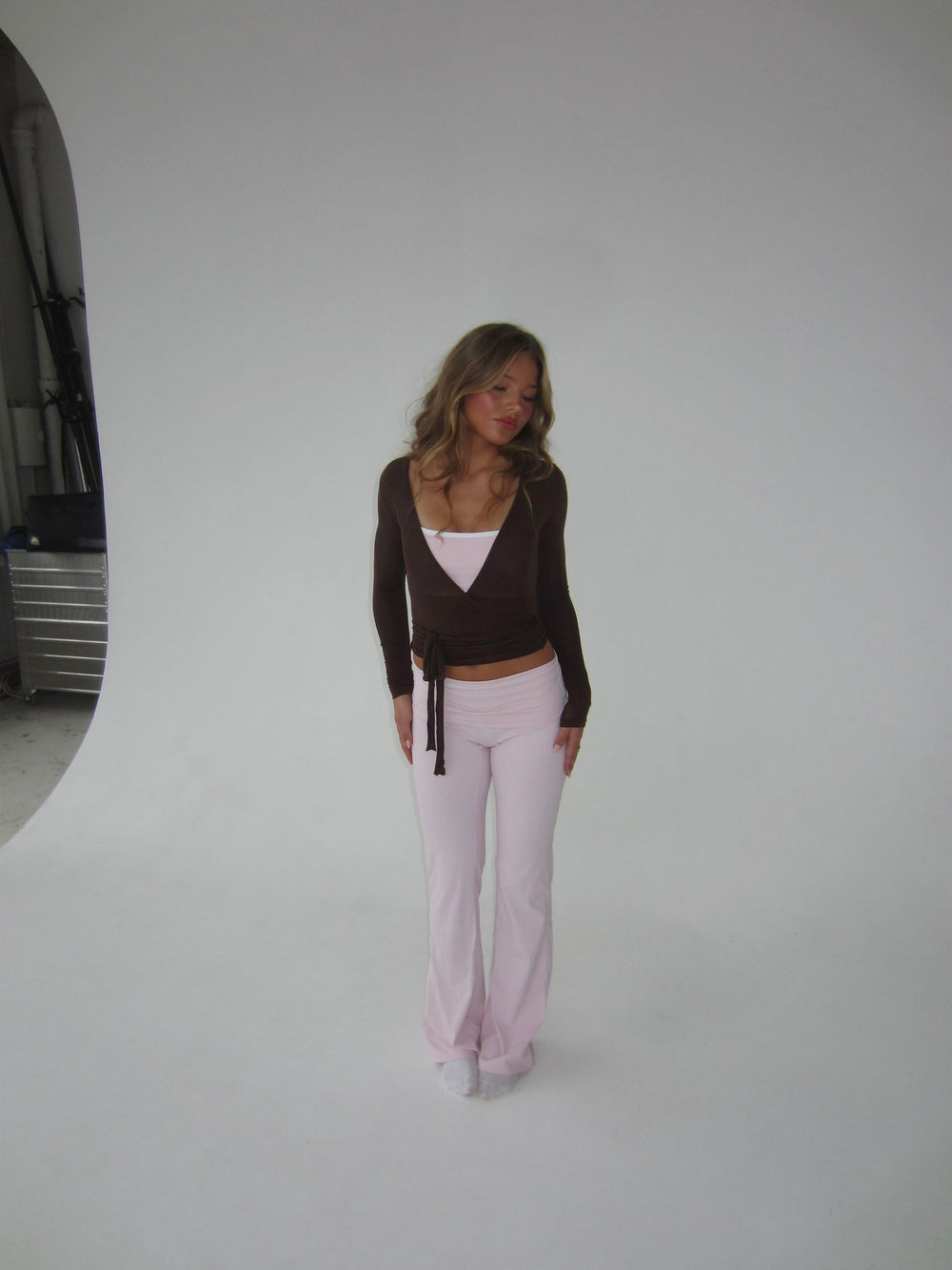 Kyleen | Legging évasé rose