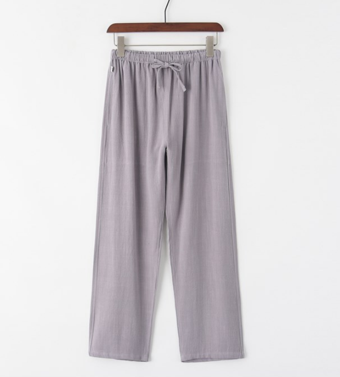 Davy | Luchtige Linnen Look Broek met Trekkoord