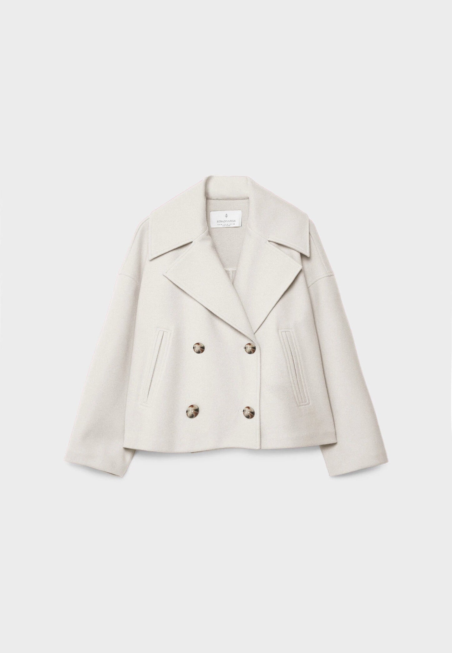 Trendy Chique Vrouwen Peacoat Jas Met Knopen