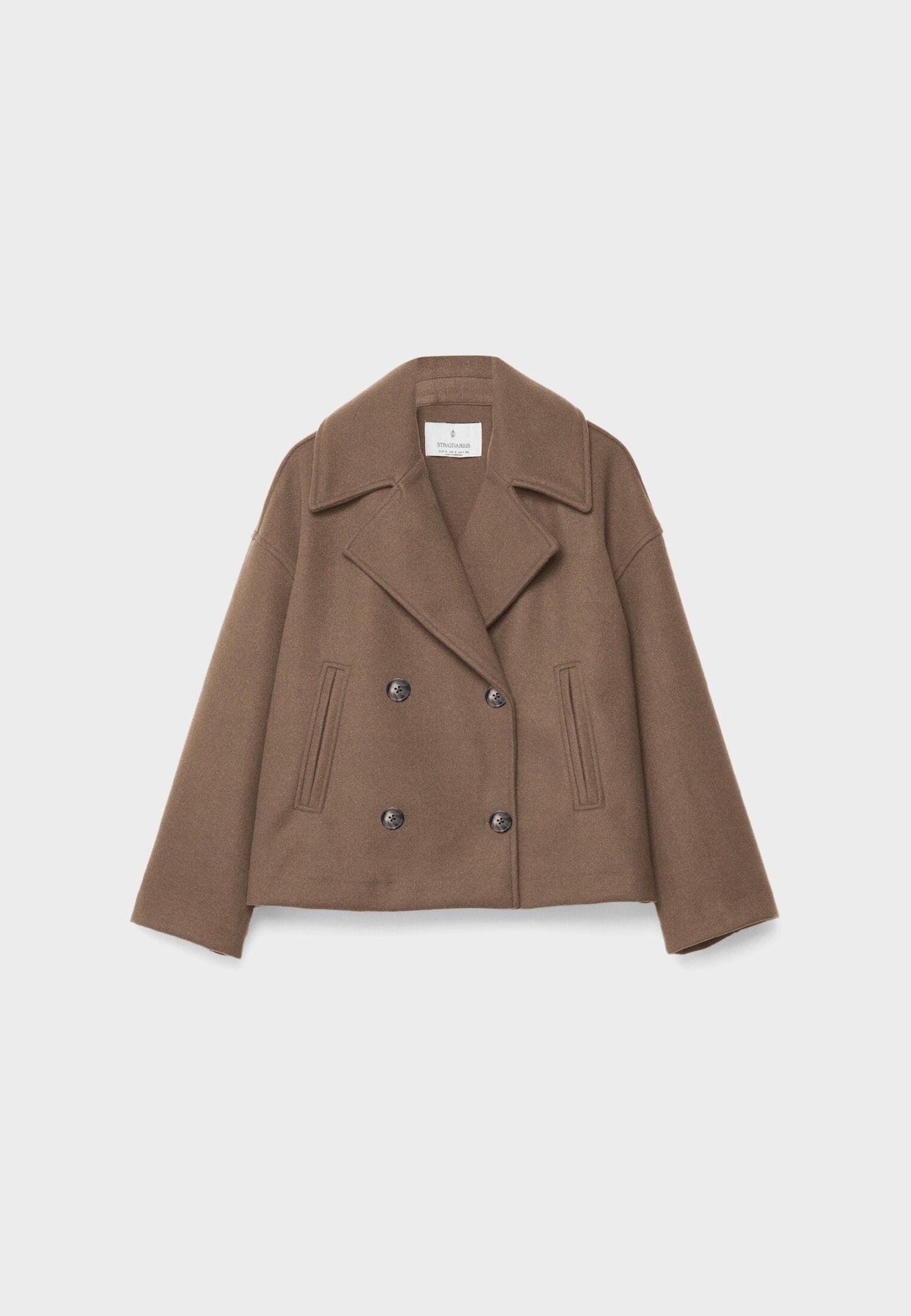 Trendy Chique Vrouwen Peacoat Jas Met Knopen