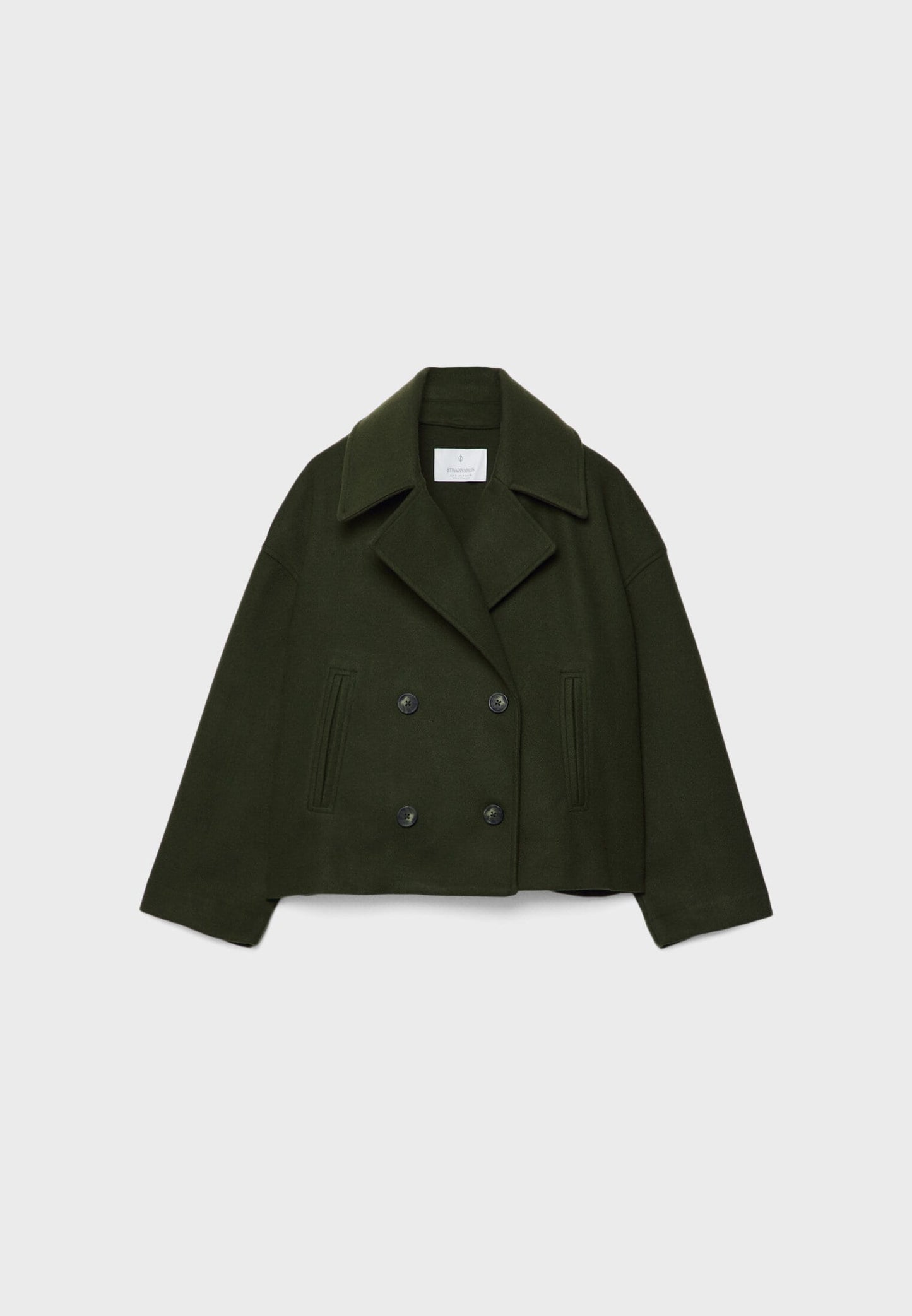 Trendy Chique Vrouwen Peacoat Jas Met Knopen