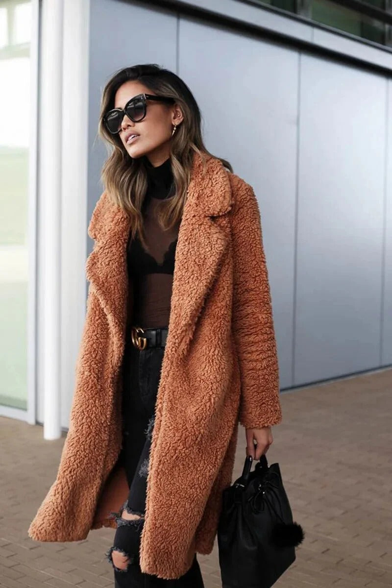 Trendy Comfortabele Teddy Dames Jas