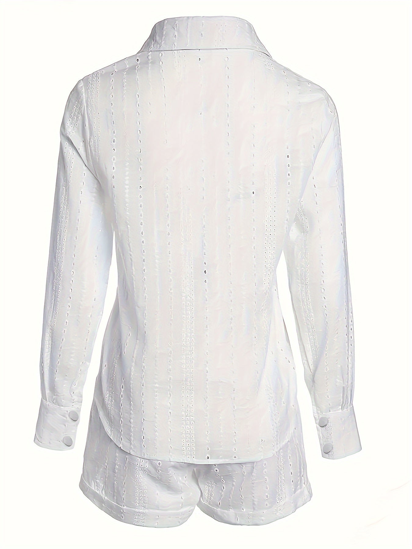 Demmy | Broderie Set met Blouse en Shorts