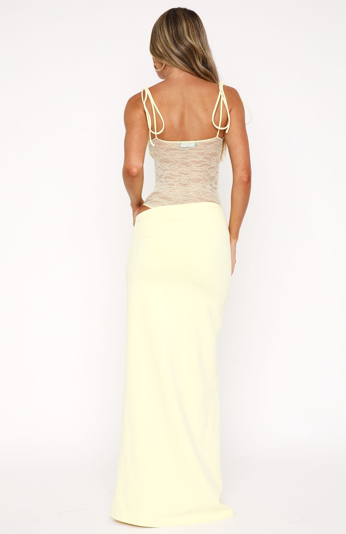Rachel | Elegante Maxi Jurk met Kanten details