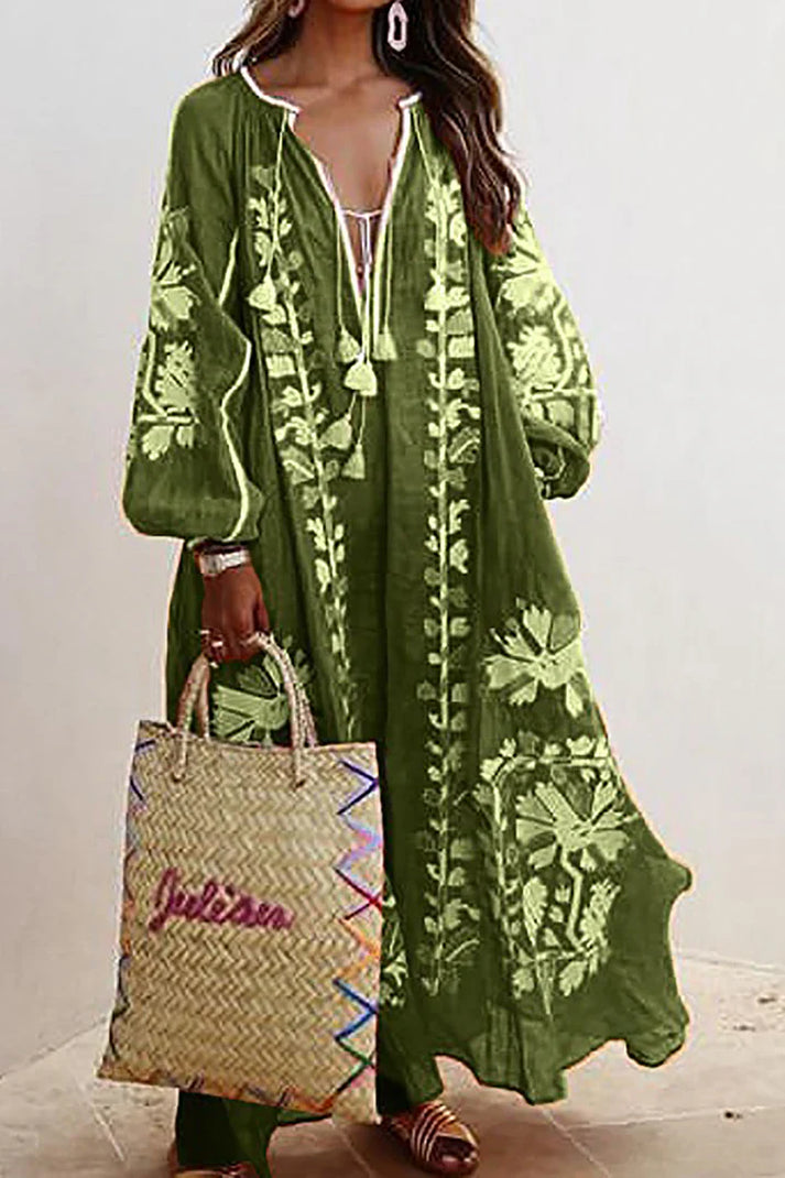 Paisleigh | Elegante Dames Boho Maxi Jurk