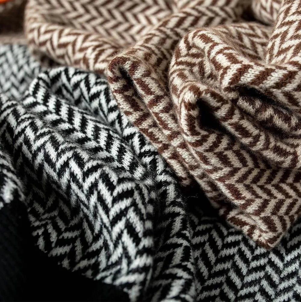 Stijlvolle Retro Gestreepte Dames Coltrui met Lange Mouwen