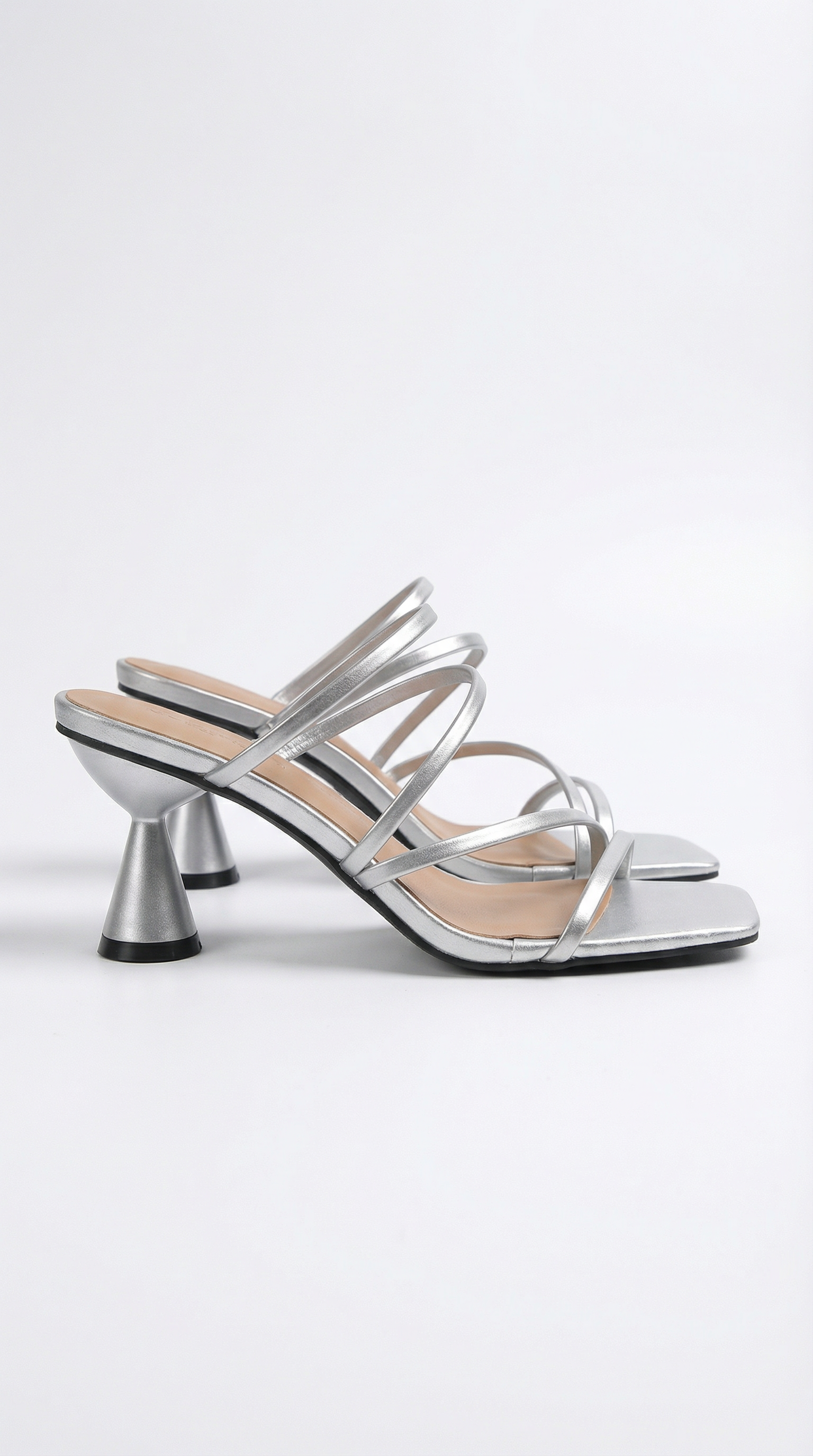 Sandalen Met Bandjes En Kitten Heel Voor Dames