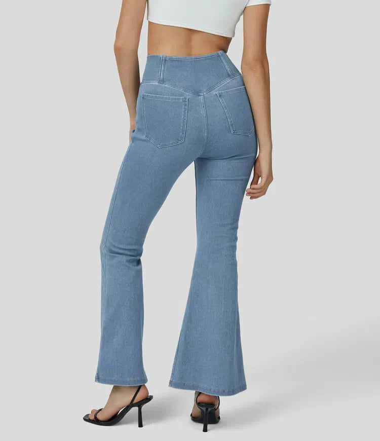 Shayna | Jean évasé taille haute