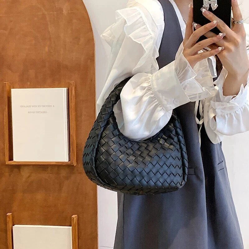 Londyn | Woven Leather Tas