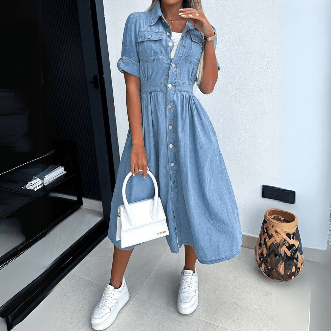 Tegan | Stylish and Sustainable Denim Dress