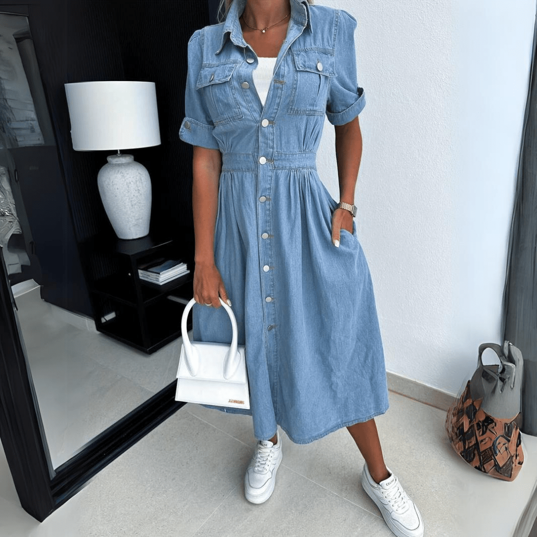 Tegan | Stylish and Sustainable Denim Dress