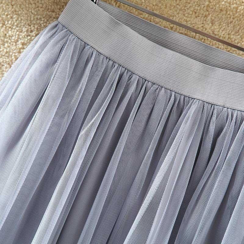 Heleen | Elegante Tulle Maxi Rok