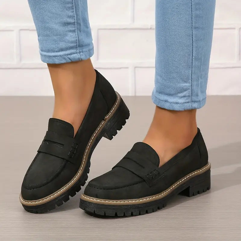 Brette | Stoere Platform Loafers