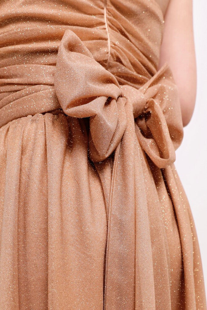 Jasmine | Strapless Glitter Cocktailjurk