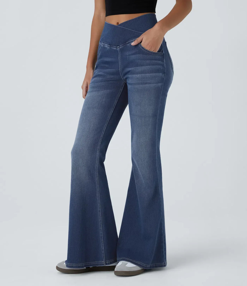 Shayna | Jean évasé taille haute
