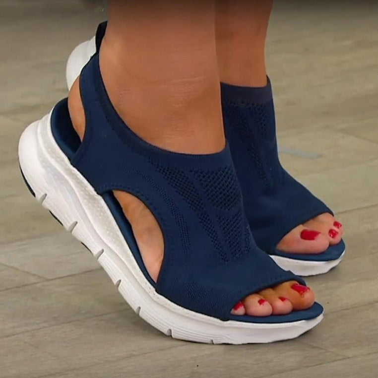Sandales orthopédiques confortables pour femmes avec design respirant