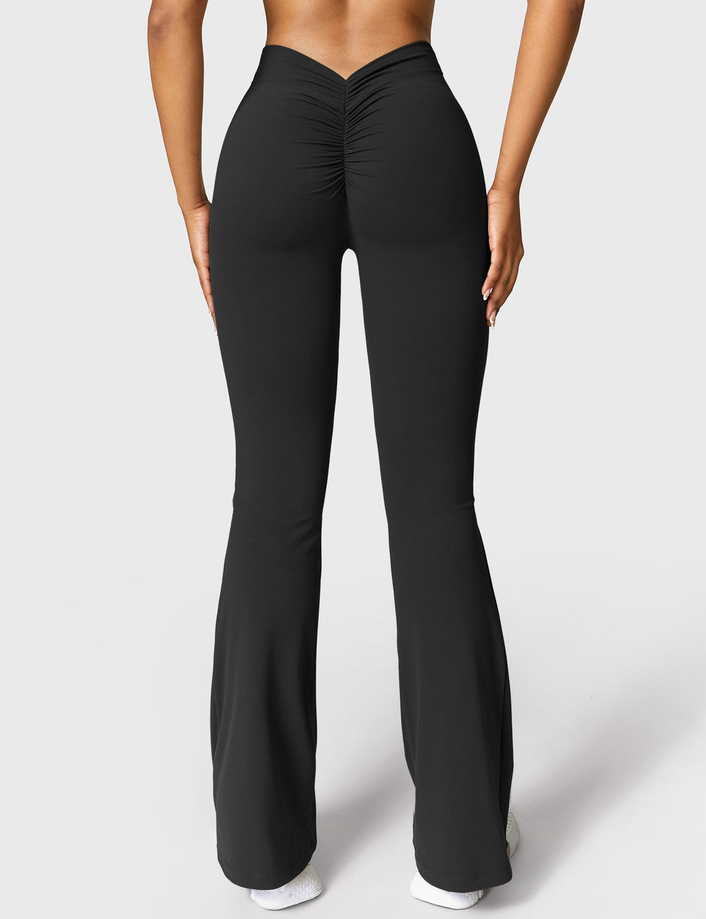 Mary | Leggings Évasés avec Effet Froncé
