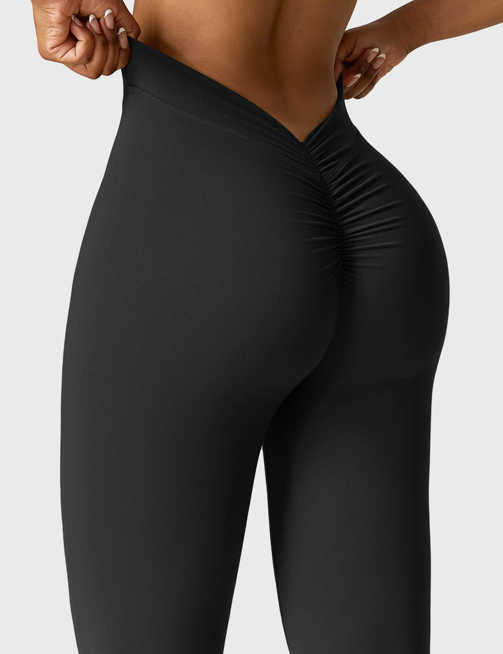 Mary | Leggings Évasés avec Effet Froncé