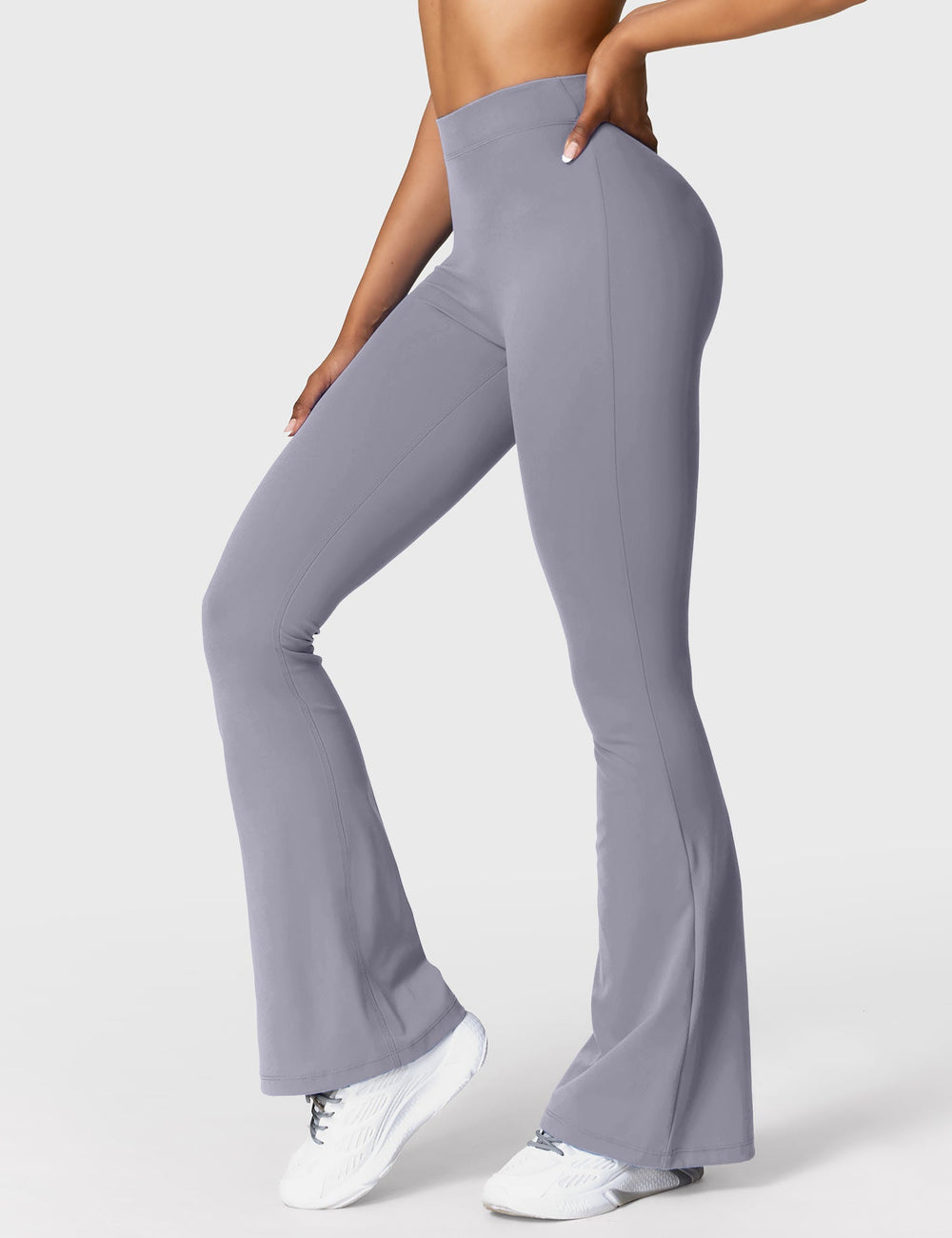 Mary | Leggings Évasés avec Effet Froncé
