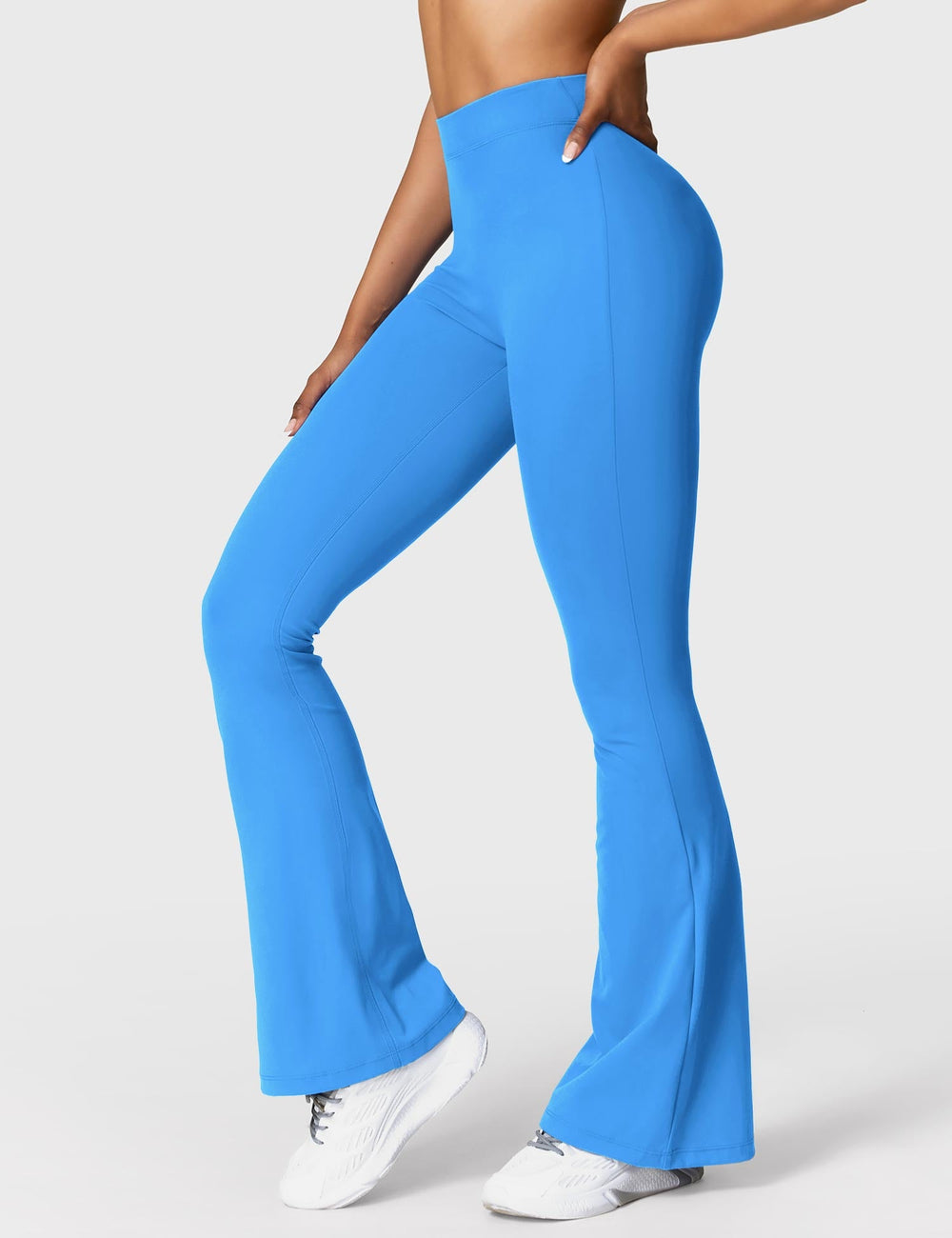 Mary | Leggings Évasés avec Effet Froncé