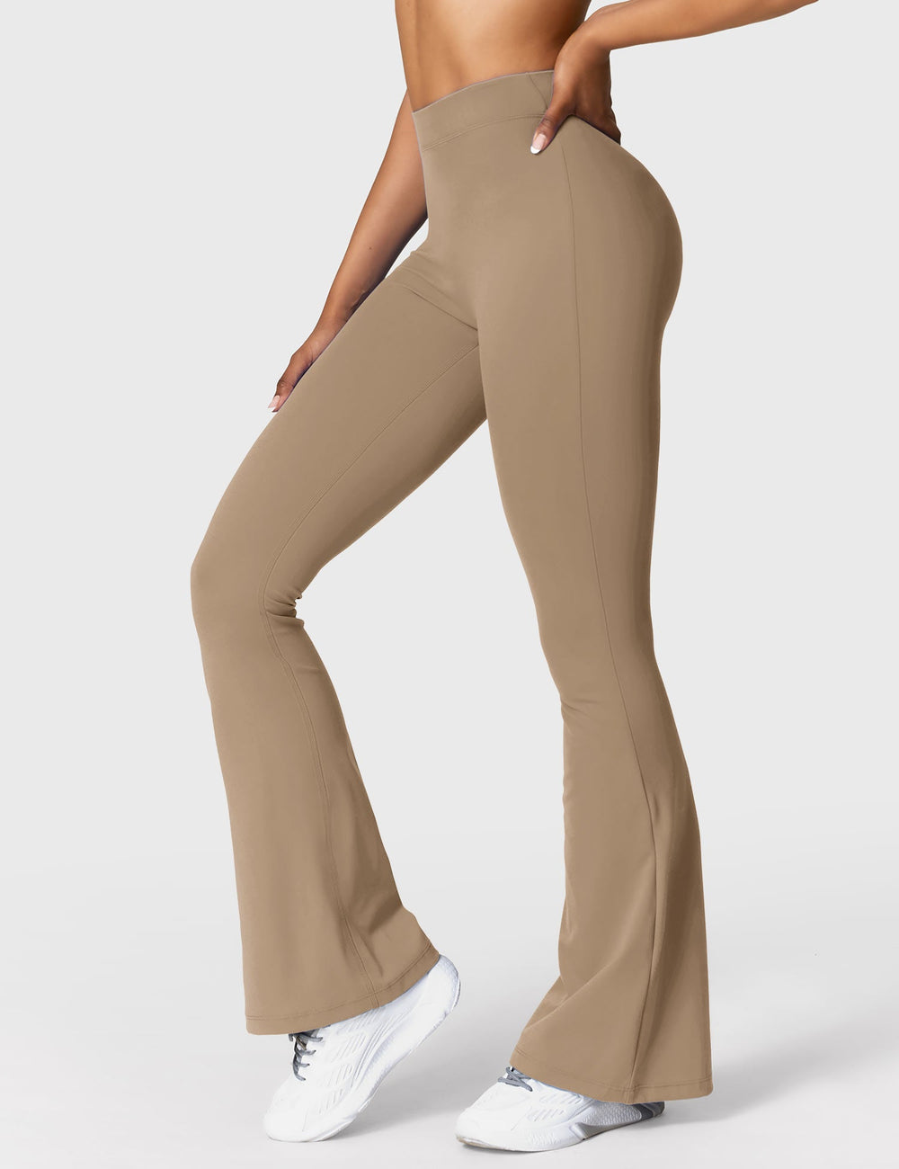 Mary | Leggings Évasés avec Effet Froncé