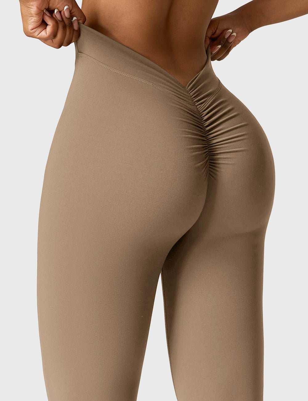 Mary | Leggings Évasés avec Effet Froncé