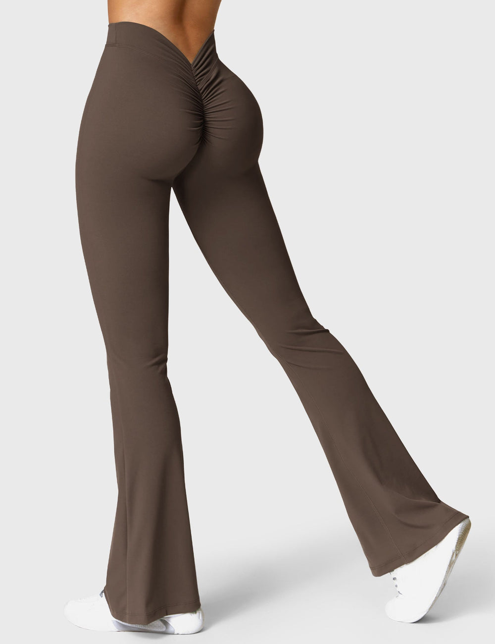 Mary | Leggings Évasés avec Effet Froncé